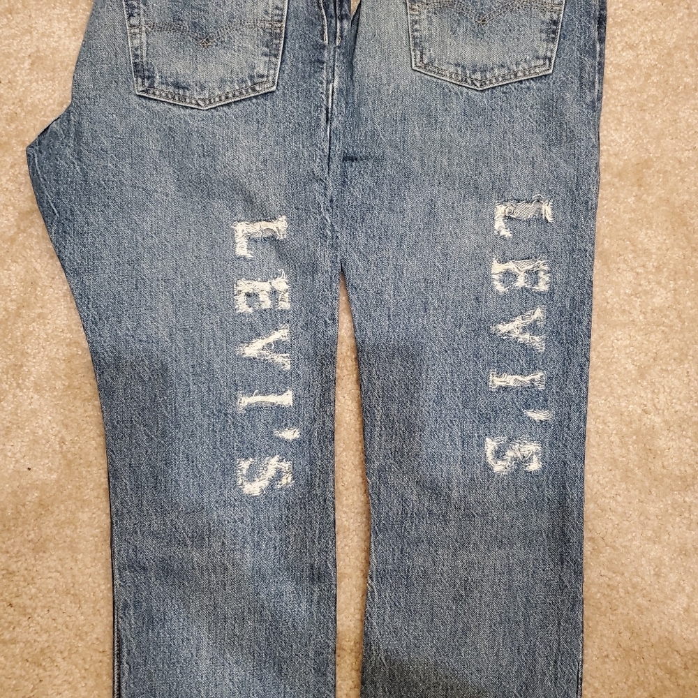 Levi's 501 Made & Crafted High Rise Straight Jeans - Picture 8 of 8